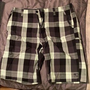 Volcom plaid shorts
